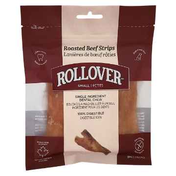Show details for ROLLOVER ROAST BEEF STRIPS 5in -3/pk Picture of ROLLOVER ROAST BEEF STRIPS 5in -3/pk