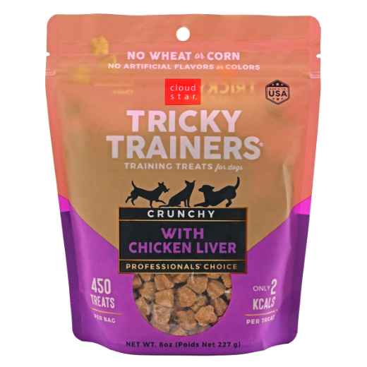 Picture of TREAT CANINE CLOUD STAR TRICKY TRAINERS CRUNCHY Liver - 8oz / 227g