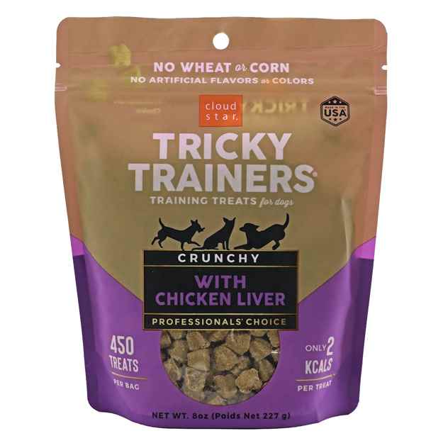 Picture of TREAT CANINE CLOUD STAR TRICKY TRAINERS CRUNCHY Liver - 8oz / 227g