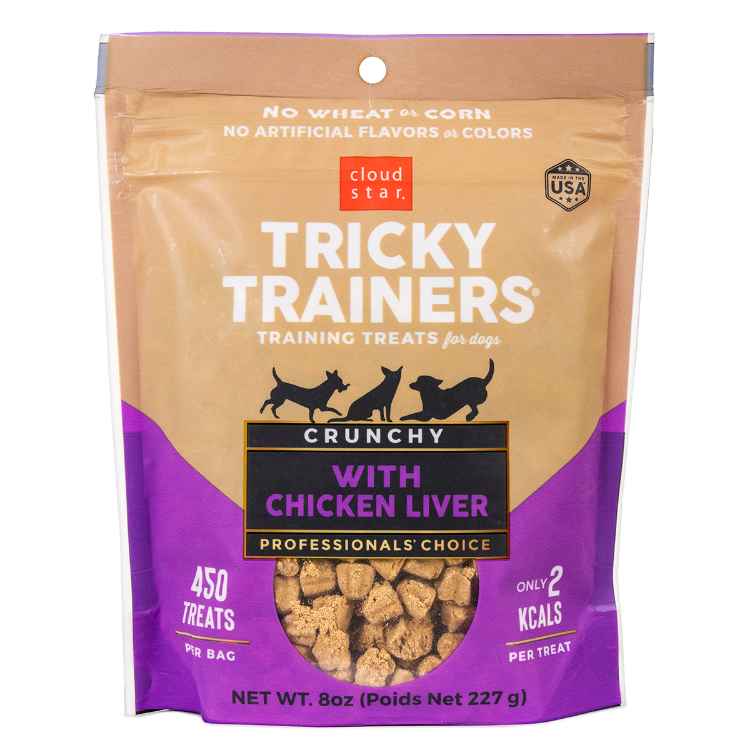 Picture of TREAT CANINE CLOUD STAR TRICKY TRAINERS CRUNCHY Liver - 8oz / 227g
