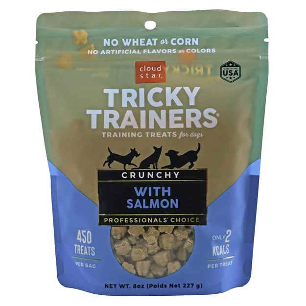 Picture of TREAT CANINE CLOUD STAR TRICKY TRAINERS CRUNCHY Salmon - 8oz / 227g