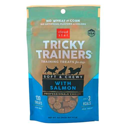 Picture of TREAT CANINE CLOUD STAR TRICKY TRAINERS CHEWY Salmon - 5oz / 142g