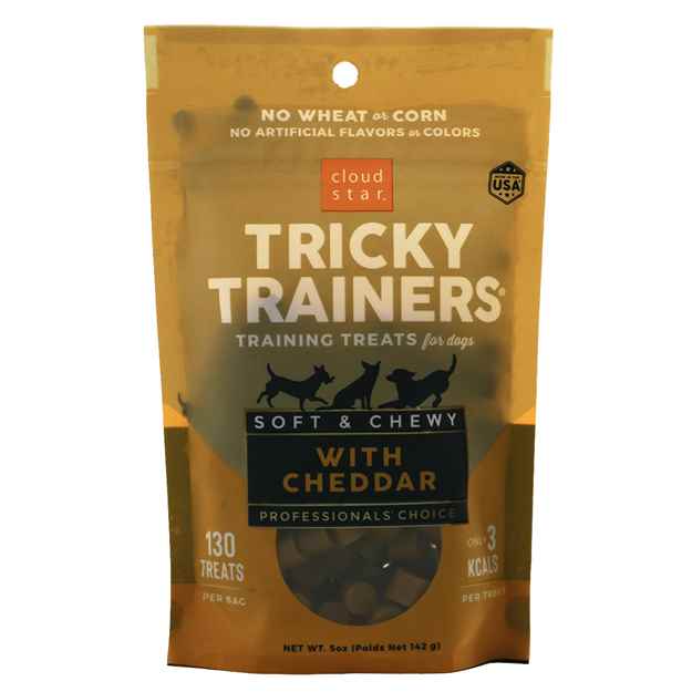 Picture of TREAT CANINE CLOUD STAR TRICKY TRAINERS CHEWY Cheddar - 5oz / 142g