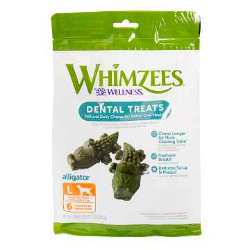 Show details for TREAT CANINE Whimzees Alligator Large - 6/bag Picture of TREAT CANINE Whimzees Alligator Large - 6/bag