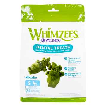 Show details for TREAT CANINE Whimzees Alligator Small - 24/bag Picture of TREAT CANINE Whimzees Alligator Small - 24/bag