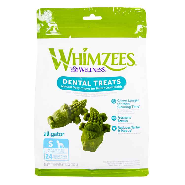 Picture of TREAT CANINE Whimzees Alligator Small - 24/bag