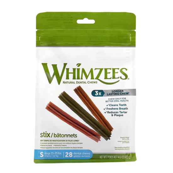 Picture of TREAT CANINE Whimzees Stixs Small - 24+4 per/bag