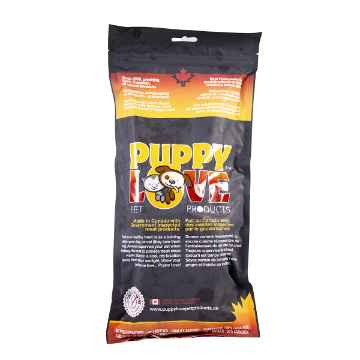Show details for TREAT CANINE PUPPY LOVE BEEF  JR BULLY 8-11in - 5/bag Picture of TREAT CANINE PUPPY LOVE BEEF  JR BULLY 8-11in - 5/bag