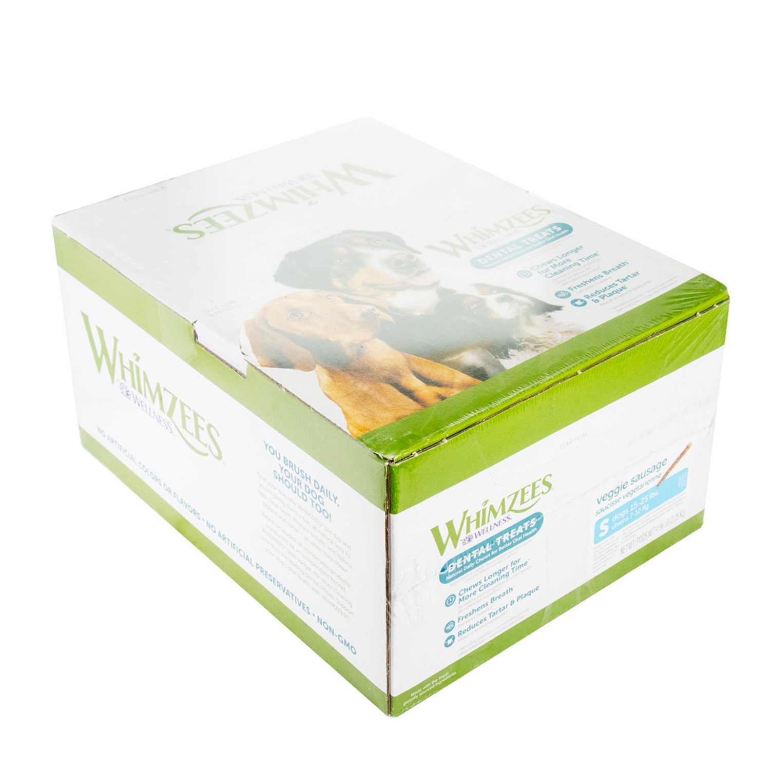 Picture of Wellness WHIMZEES Small Dog Dental Treats | Veggie Sausage – 150/box BULK