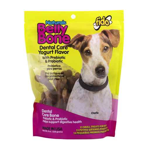 Picture of TREAT CANINE FIDO Naturals Yogurt Belly Bones - Small - 13/pk