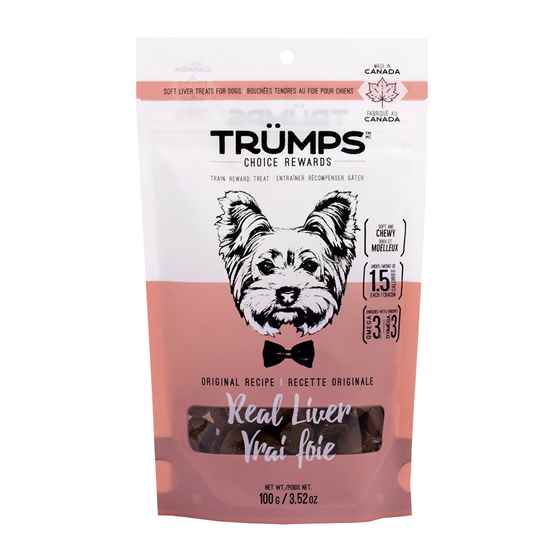 Picture of TREAT CANINE TRUMPS CHOICE REWARDS Real Pork Liver - 3.52oz/100g