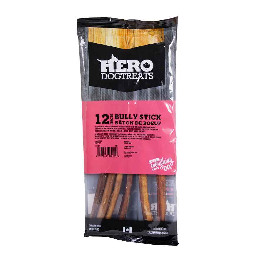 Picture of TREAT CANINE HERO Bully Stick 12inch - 6/pk