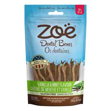 Picture of ZOE NATURAL DENTAL CHEW BONE Vanilla & Mint Flavour Medium - 243g/8.5oz