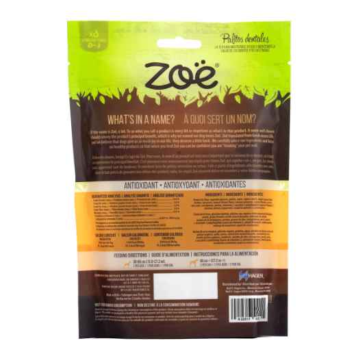 Picture of ZOE NATURAL DENTAL CHEW STICKS Antioxidant Cinnamon Flavour Large - 187g/6.6oz