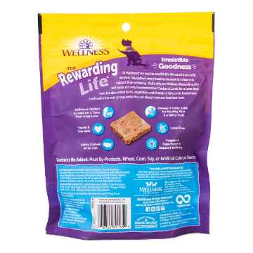 Show details for TREAT WELLBITES REWARDING LIFE Chicken & Lamb - 6oz /170g Picture of TREAT WELLBITES REWARDING LIFE Chicken & Lamb - 6oz /170g