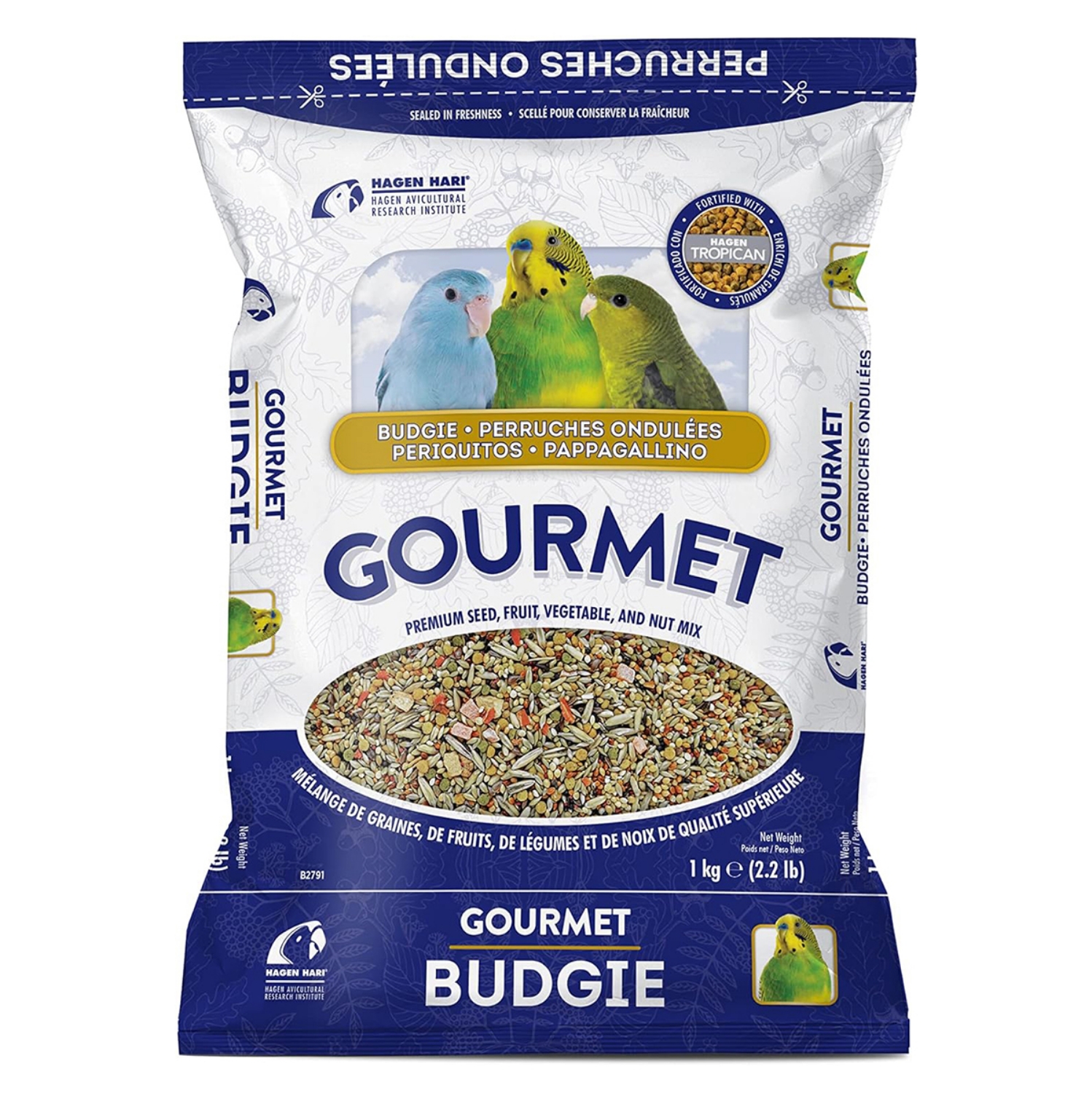 Picture of BUDGIE GOURMET SEED MIX Hagen - 1kg/2.2lbs