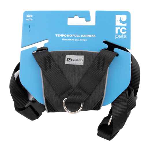 Picture of HARNESS CANINE RC TEMPO NO PULL Large - Heather Black