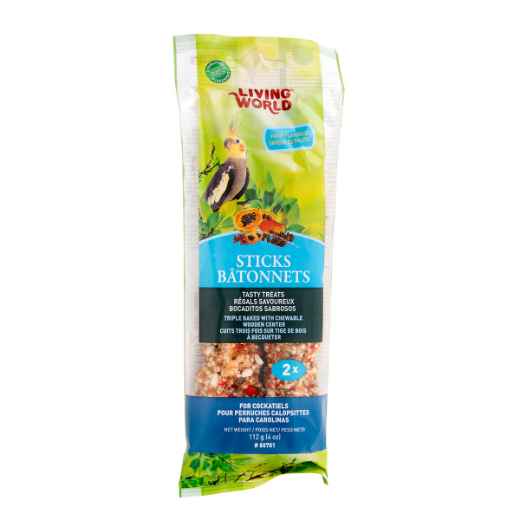 Picture of LIVING WORLD COCKATIEL FRUIT STICK (80701) - 2/pk