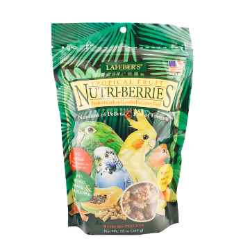 Show details for NUTRI-BERRIES TROPICAL FRUIT for COCKATIELS - 10oz/284g Picture of NUTRI-BERRIES TROPICAL FRUIT for COCKATIELS - 10oz/284g