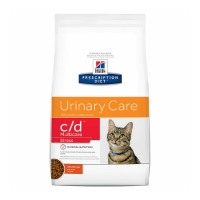 Picture of Hills Prescription Diet C/D (Urinary Care) Multicare Stress with Chicken Dry Cat Food - 4lb/1.81kg