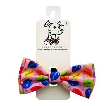 Picture of CANINE BOW TIE Party Time Pink - Small