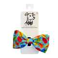 Picture of CANINE BOW TIE Party Time Blue - Small