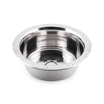 Picture of BOWL SS WIDE RIM PAW EMBOSSED Economy (J0802Q) - 64oz