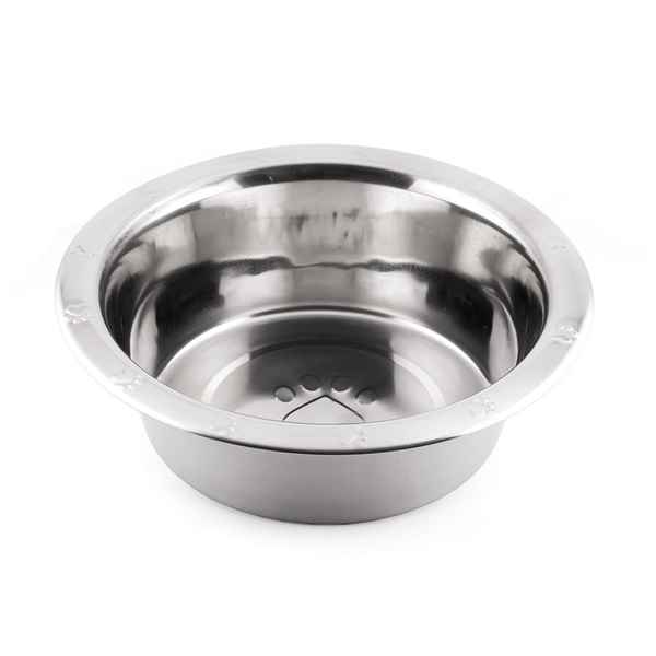 Picture of BOWL SS WIDE RIM PAW EMBOSSED Economy (J0802R) - 96oz