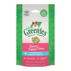 Picture of GREENIE FELINE DENTAL TREAT Savory Salmon - 2.1oz/60g