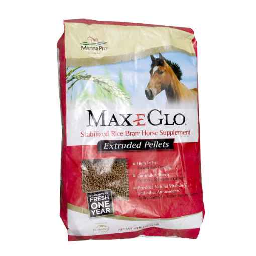 Picture of MAX- E- GLO RICE BRAN HORSE SUPPLEMENT PELLETS - 40lb