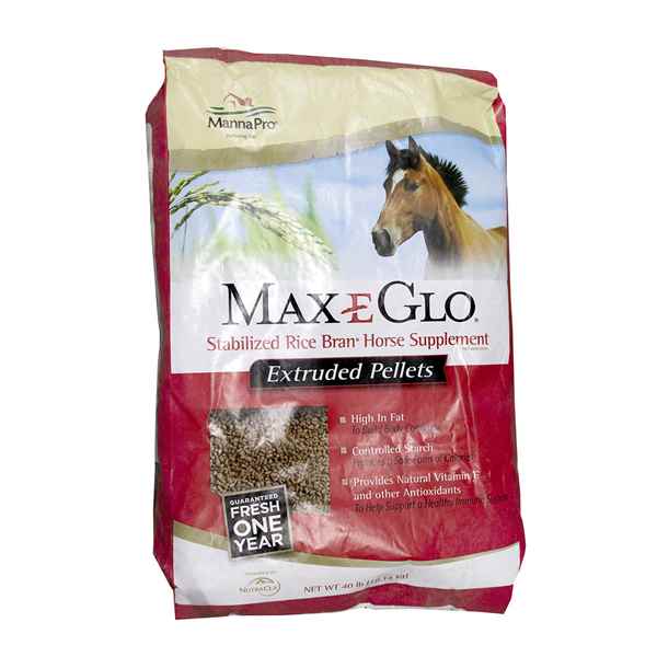 Picture of MAX- E- GLO RICE BRAN HORSE SUPPLEMENT PELLETS - 40lb