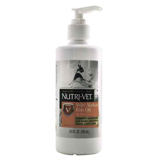 Picture of NUTRI-VET WILD ALASKAN SALMON OIL for DOGS - 6.5oz / 192ml