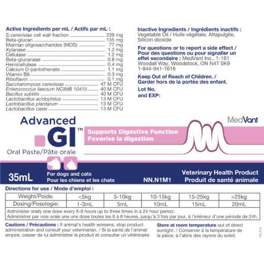 Picture of ADVANCED GI ORAL PASTE - 35ml