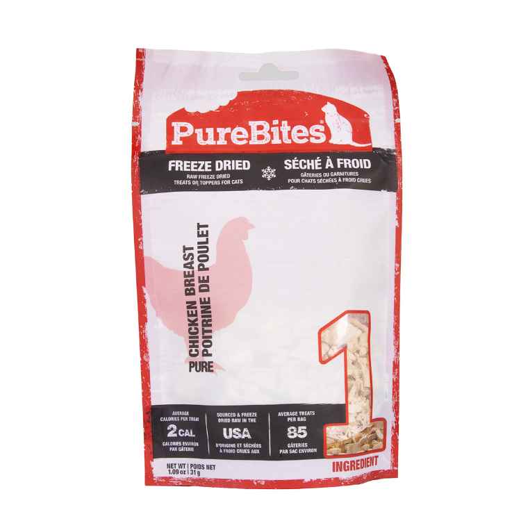 Picture of TREAT PUREBITES FELINE CHICKEN BREAST - 1.09oz/31g