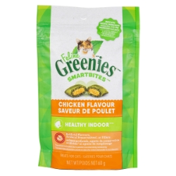 Picture of GREENIES FELINE SMARTBITES Healthy Indoor Cat Treats – Chicken flavour - 2.1oz/60g