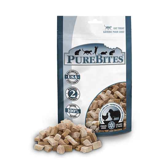 Picture of TREAT PUREBITES FELINE Chicken & Lamb Liver  - 0.98oz/ 28g