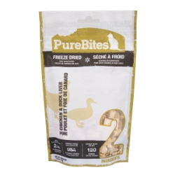 Picture of PUREBITES Freeze Dried Raw Cat Treats – Chicken & Duck Liver - 1.12oz/32g