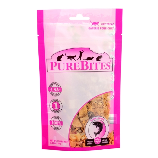 Picture of TREAT PUREBITES FELINE Salmon - 0.92oz / 26g