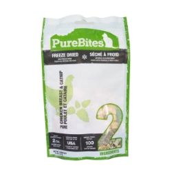 Picture of PUREBITES 2 ingredient Freeze Dried Raw Cat Treats - CHICKEN & CATNIP - 1.3oz/37g