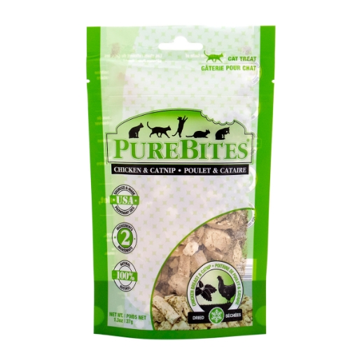 Picture of TREAT PUREBITES FELINE CHICKEN & CATNIP - 1.3oz / 37g