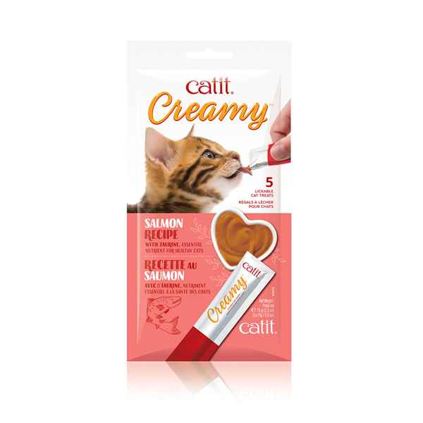 Picture of TREAT CATIT CREAMY LICKABLE'S Salmon Flavor - 5 x 15g