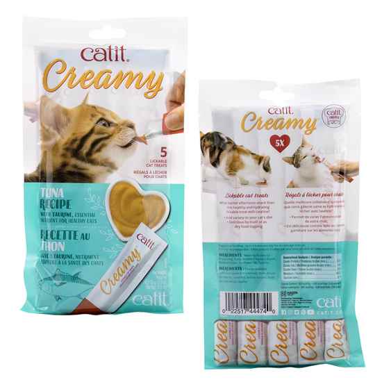 Picture of TREAT CATIT CREAMY LICKABLE'S Tuna Flavor - 5 x 15g