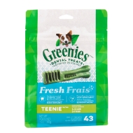 Picture of GREENIE CANINE DENTAL TREAT FRESHMINT  12oz  Teenie - 43/bag