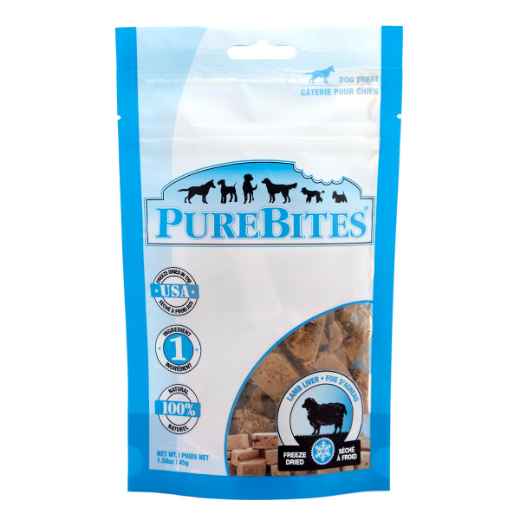 Picture of TREAT PUREBITES CANINE Lamb Liver - 1.58oz / 45g