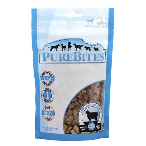 Picture of TREAT PUREBITES CANINE Lamb Liver - 3.35oz / 95g