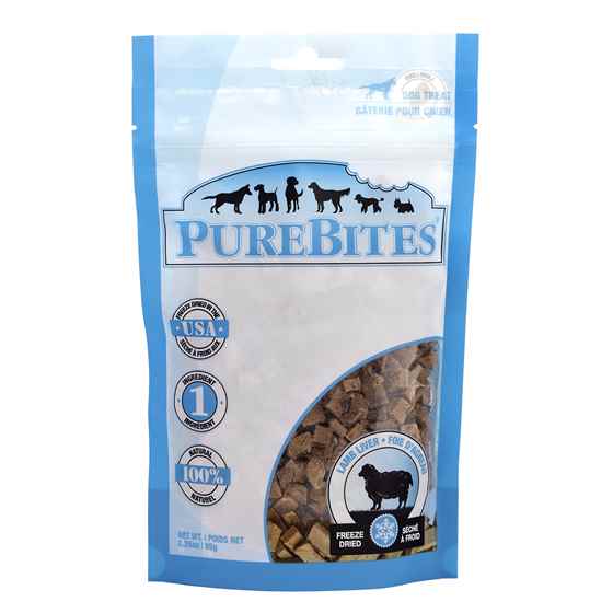 Picture of TREAT PUREBITES CANINE Lamb Liver - 3.35oz / 95g