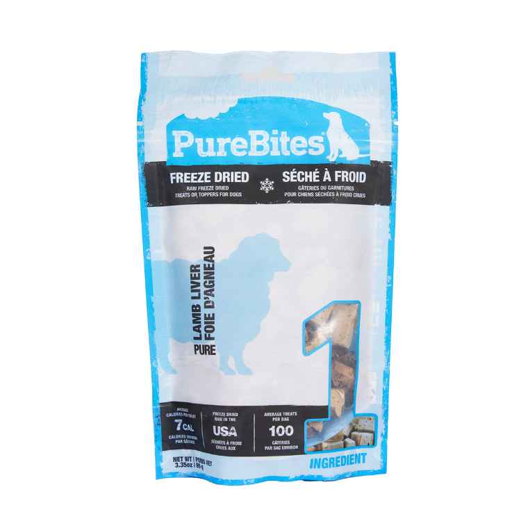 Picture of TREAT PUREBITES CANINE Lamb Liver - 3.35oz / 95g