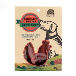 Picture of CHICKEN JERKY STRIPS SilverSpur - 85g