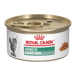 Picture of Royal Canin Veterinary Diet DIABETIC Thin Slices In Gravy Wet Cat Food - 24 X 85gm cans