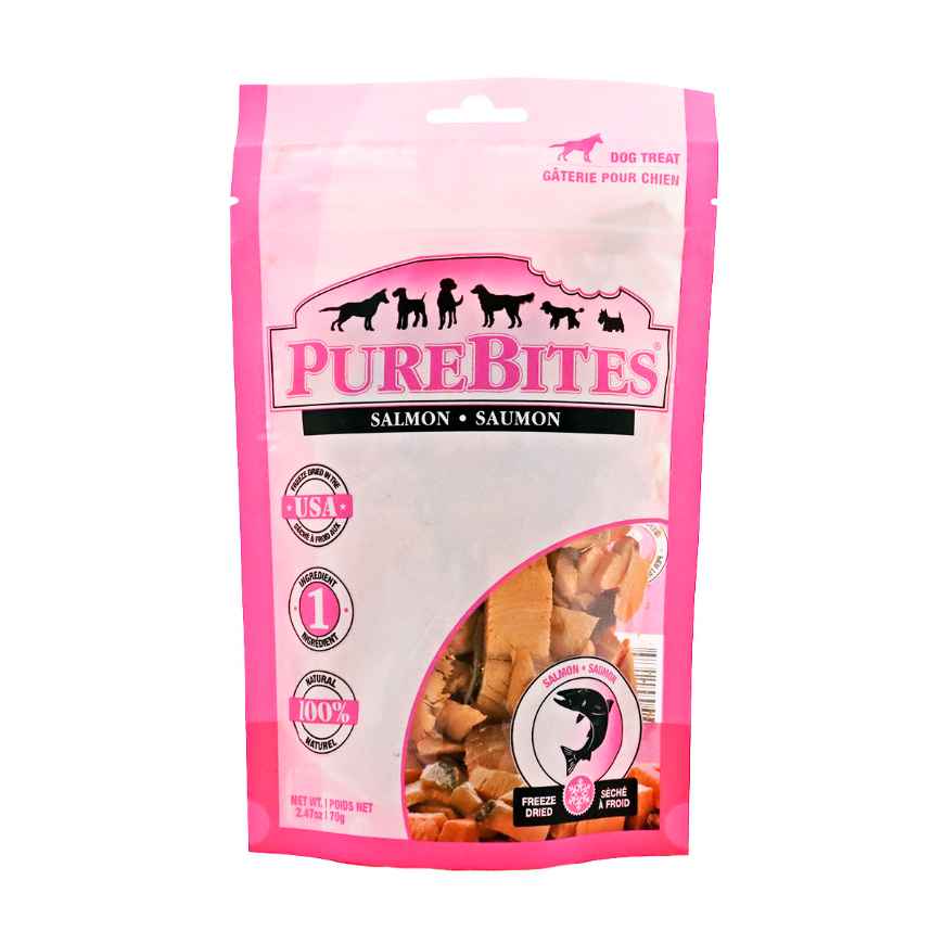 Picture of TREAT PUREBITES CANINE Salmon - 2.47oz / 70g